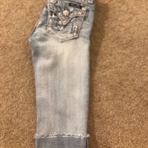 Lil Girls Miss Me’s Capris